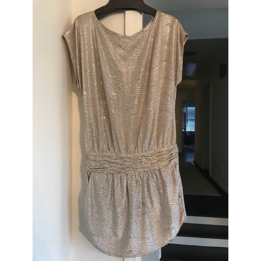 BCBGENERATION METALLIC DRESS